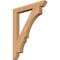 Ekena Millwork Balboa Slat Smooth Bracket, Western Red Cedar, 3 1/2"W x 30"D x 38"H BKT04X30X38BOA06SWR - alternate 1